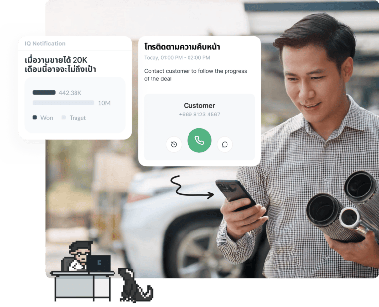 Wisible CRM for Auto Part