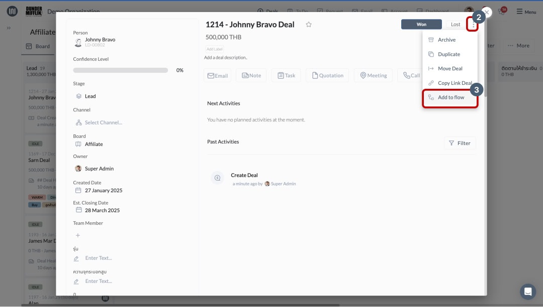 Wisible Sales Flow Planning